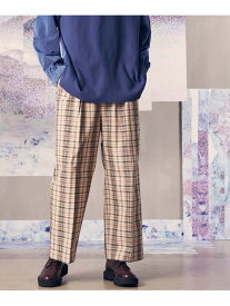 【SALE／40%OFF】MAISON SPECIAL 【Italian Dead Stock Fabric】One-Tuck Wide Pants メゾンスペシャル パンツ スラックス・ドレスパンツ ホワイト ブルー ベージュ【RBA_E】【送料無料】