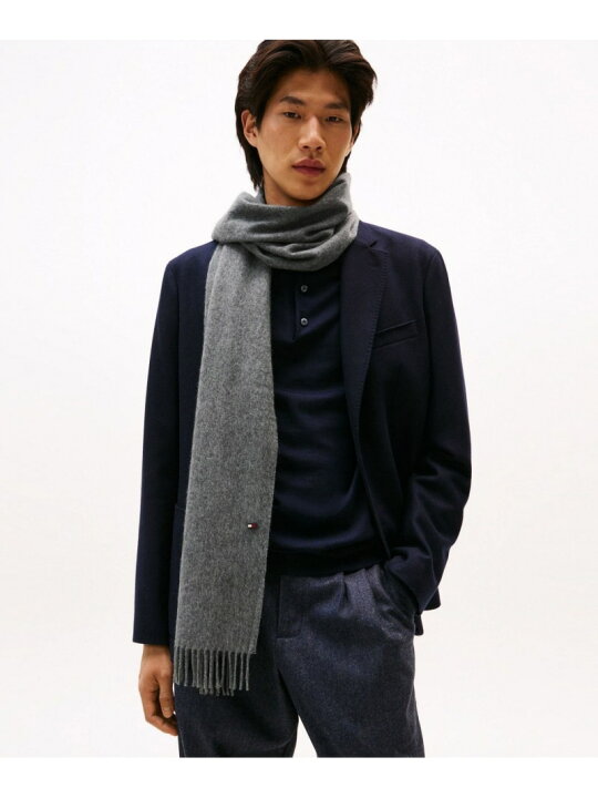 楽天市場】【SALE／40%OFF】TOMMY HILFIGER フラッグカシミヤマフラー 