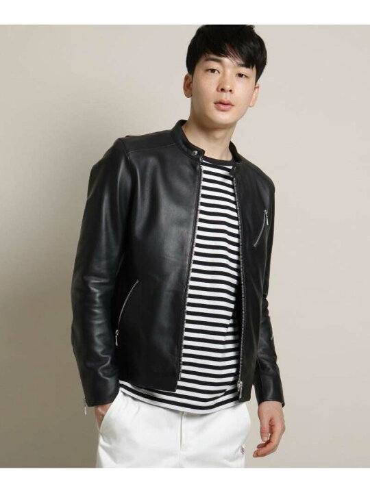 楽天市場】【SALE／50%OFF】DRESSTERIOR レザーシングルライダース 