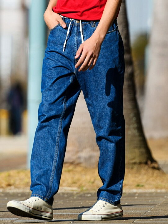 【SALE／73%OFF】GUESS (M)JAMES RELAX DENIM PANT ゲス パンツ ジーンズ・デニムパンツ ブルー  ネイビー【RBA_E】【送料無料】 Rakuten Fashion Men