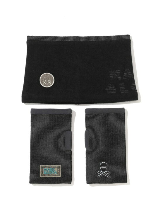 楽天市場】MARK & LONA Two-Tone Stripe Neck & Hand Warmer Combo 