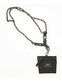 【SALE／40%OFF】NANO universe New life Project/別注MULTI STRAP WITH ZIP・ID ナノユニバース バッグ その他のバッグ グリーン【RBA_E】【送料無料】