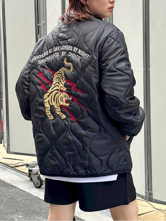 楽天市場】CPCM バック刺繍キルティングジャケット シーピーシーエム ジャケット・アウター ブルゾン・ジャンパー ブラック  カーキグリーン【送料無料】 : Rakuten Fashion Men CPCM 刺繍キルティングジャケット