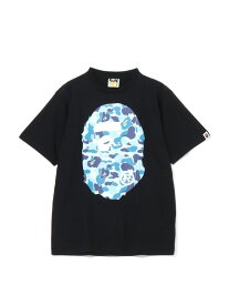 A BATHING APE ABC CAMO BIG APE HEAD TEE ア ベイシング エイプ トップス カットソー・Tシャツ ブラック ホワイト【送料無料】