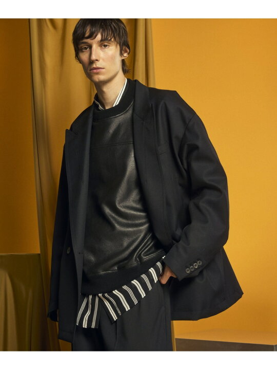 楽天市場】MAISON SPECIAL Chambray Wool Prime-Over Three 