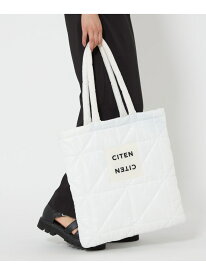 CITEN ＜CITEN＞CITEN パデッド トートバッグ シテン バッグ トートバッグ ホワイト シルバー ブラック レッド グレー ベージュ ブラウン ピンク