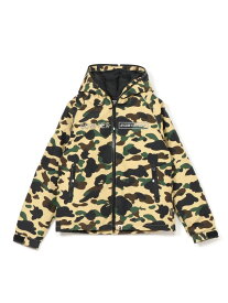 A BATHING APE GORE-TEX 1ST CAMO HOODIE DOWN JACKET ア ベイシング エイプ ジャケット・アウター ダウンジャケット・ダウンベスト グリーン イエロー【送料無料】