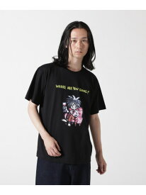ROYAL FLASH guernika/ゲルニカ/SHINICHIRO INUI×ODDTAXI PRINT TEE 2 ロイヤルフラッシュ トップス カットソー・Tシャツ ブラック【送料無料】