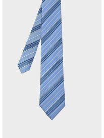 Paul Smith コントラスト レジメンタルタイ ポール・スミス スーツ・フォーマル ネクタイ・蝶ネクタイ ブルー ピンク ネイビー レッド【送料無料】
