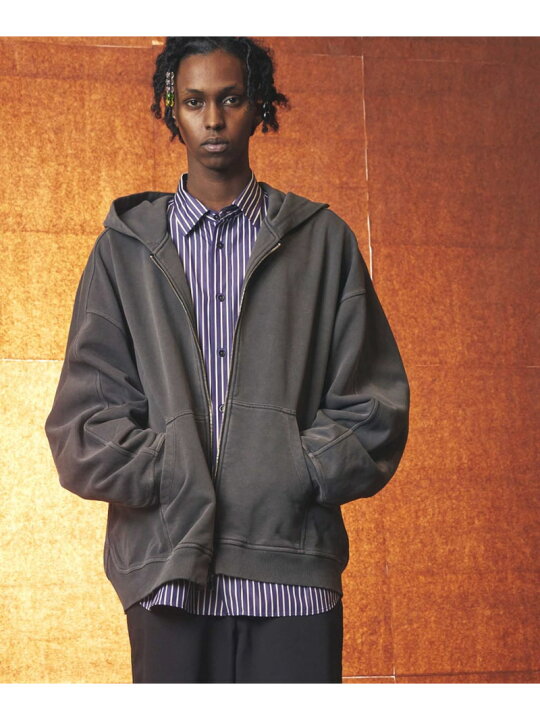 楽天市場】MAISON SPECIAL Pigment Sweat Prime-Over Zip Hoodie 