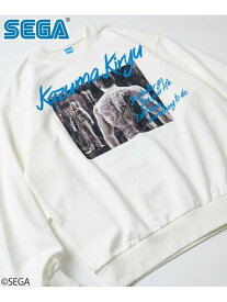 【SALE／30%OFF】FREAK'S STORE 別注 龍が如く/桐生一馬 25AW フリークスストア トップス スウェット・トレーナー ホワイト ブラック グレー【RBA_E】【送料無料】