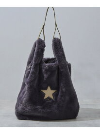 CONVERSE TOKYO ECO-FUR SHOPPING TOTE BAG コンバーストウキョウ バッグ ショルダーバッグ グレー ベージュ【送料無料】