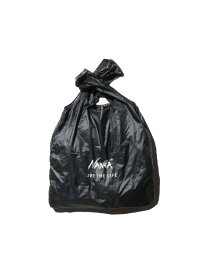 NANGA NANGA POCKETABLE ECO BAG(LIVE THE LIFE) ナンガオンラインショップ バッグ エコバッグ・サブバッグ イエロー ゴールド ブラック