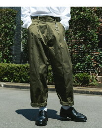 【SALE／40%OFF】Subciety GURKHA BAGGY PANTS サブサエティ パンツ チノパンツ カーキ ブラック ベージュ【RBA_E】【送料無料】