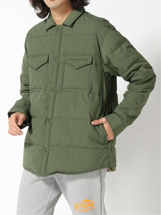 楽天市場】Maison Kitsune MAISON KITSUNE/(M)DOWN SHELL SHIRTS 