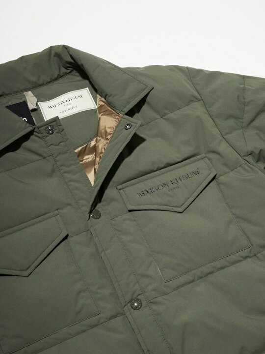楽天市場】Maison Kitsune MAISON KITSUNE/(M)DOWN SHELL SHIRTS 