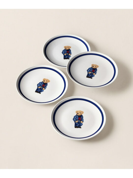 楽天市場】RALPH LAUREN HOME デニム Polo ベア デザート プレート 