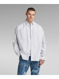 G-Star RAW (M)BTTN DOWN OVERSIZED SHIRT ジースターロゥ トップス シャツ・ブラウス ホワイト【送料無料】