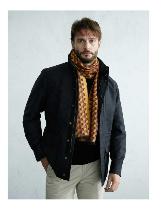 楽天市場】Aquascutum MEN モノグラム フィールドジャケット アクア 