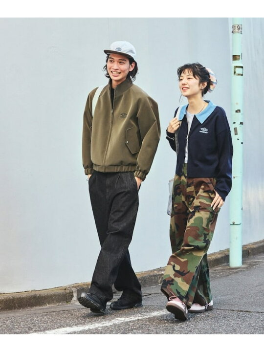 楽天市場】UMBRO SP Brushed Stand Collar Blouson 25AW フリークス 