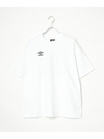 VENCE share style MENs 【UMBRO】アンブロ BACK PRINT Tシャツ ヴァンス エクスチェンジ トップス カットソー・Tシャツ ホワイト ブラック【送料無料】