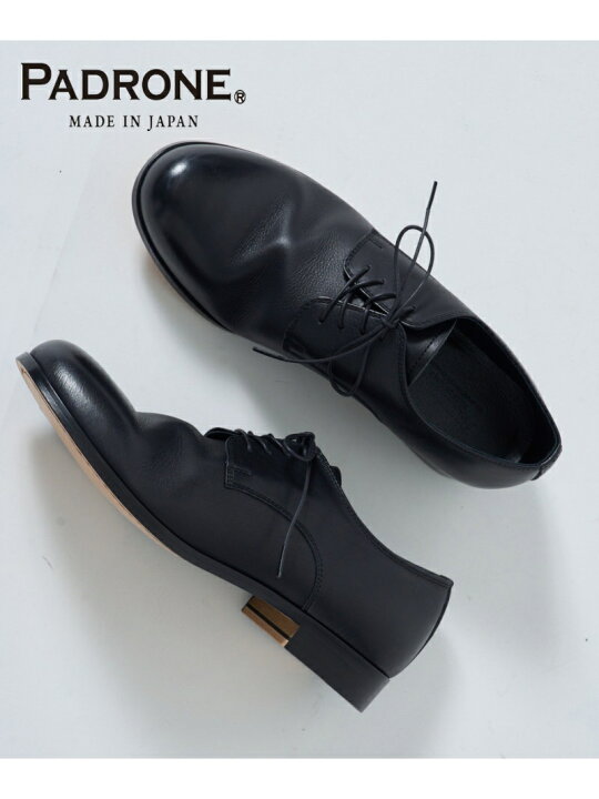 楽天市場】PADRONE PADRONE/DERBY PLAIN TOE SHOES 外羽根ドレープ