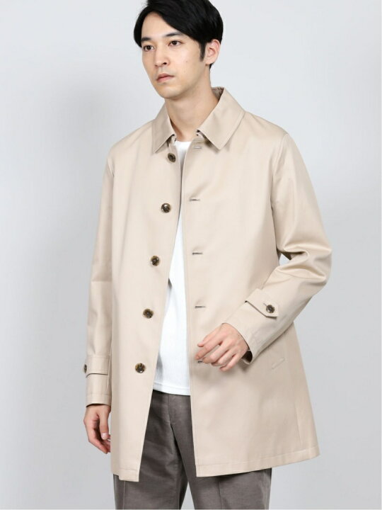 楽天市場】【SALE／19%OFF】TAKA-Q 撥水加工 ステンカラーコート 
