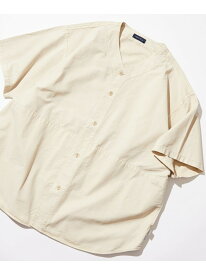 NAUTICA Garment Dyed Baseball Shirt S/S フリークスストア トップス シャツ・ブラウス グレー ベージュ ネイビー ホワイト【送料無料】