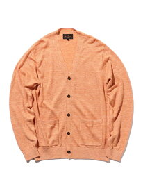 BEAMS PLUS BEAMS PLUS / リネン カーディガン ビームス メン トップス カーディガン カーキグリーン ネイビー グリーン ブルー ベージュ オレンジ【送料無料】