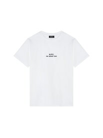 A.P.C. Petite Rue Madame Tシャツ アー・ぺー・セー トップス カットソー・Tシャツ ホワイト ブラック【送料無料】