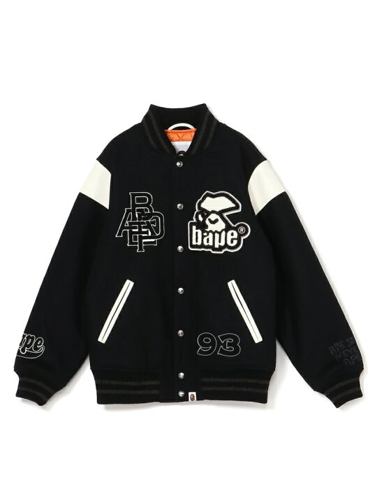 楽天市場】A BATHING APE SWITCH SHOULDER VARSITY JACKET M ア 