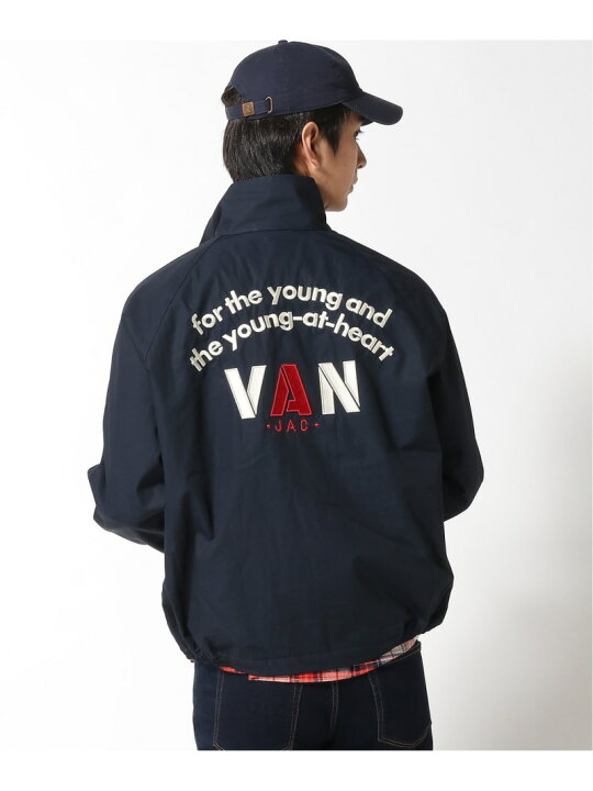 楽天市場】VAN (M)バックロゴ刺繍スウィングトップ＜秋冬＞ ヴァン 