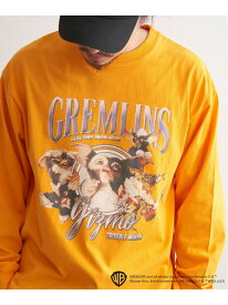 【SALE／10%OFF】VENCE share style GREMLINS グレムリン コラージュプリントロンT ヴァンス エクスチェンジ トップス カットソー・Tシャツ パープル ホワイト ブラック イエロー【RBA_E】【送料無料】