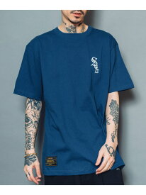 Subciety CROWD S/S サブサエティ トップス カットソー・Tシャツ ブルー ブラック ホワイト グレー パープル【送料無料】