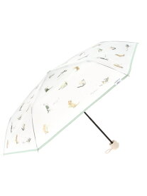 Wpc. Wpc./(U)masayuki oki×Wpc PLASTIC UMBRENAN MINI ゴースローキャラバン ファッション雑貨 折りたたみ傘 グリーン ベージュ