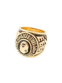 A BATHING APE BAPE COLLEGE RING ア ベイシング エイプ アクセサリー・腕時計 リング・指輪 ゴールド シルバー【送料無料】