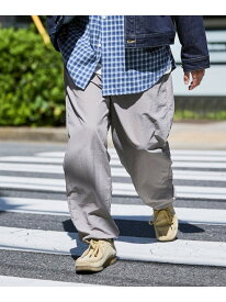 【SALE／20%OFF】Firsthand ワイドストレート ナイロントラックパンツ / テーパードシルエット イージーナイロンパンツ 25AW フリークスストア パンツ その他のパンツ ブラック グレー【RBA_E】【先行予約】*【送料無料】
