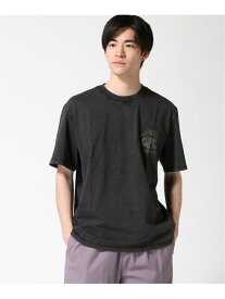 GUESS (M)GUESS Originals Letterman Tee ゲス トップス カットソー・Tシャツ グレー ホワイト【送料無料】