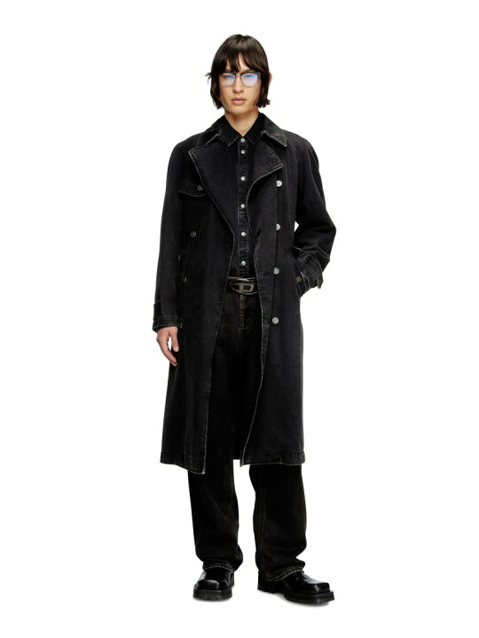 楽天市場】DIESEL メンズ コート デニム D-DELIRIOUS-D JACKET 