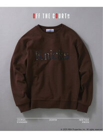 JOURNAL STANDARD Off The Court by NBA / オフ・ザ・コート バイ NBA 別注 プリント スウェット ジャーナル スタンダード トップス スウェット・トレーナー ベージュ ネイビー ブラウン ブラック【送料無料】