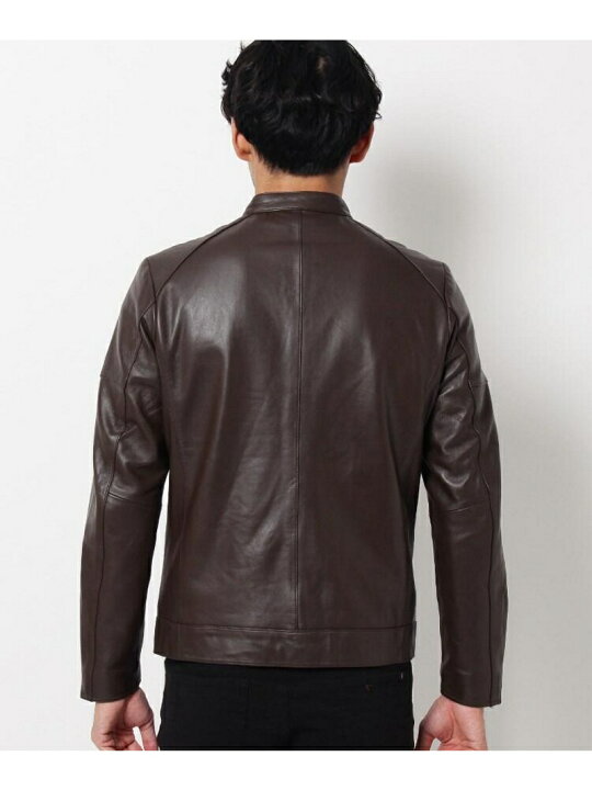 楽天市場】THE SHOP TK ラムレザーシングルライダースジャケット ザ 
