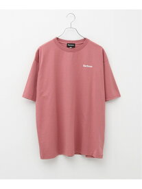 417 EDIFICE BARBOUR / バブアー OS small Barbour logo T-Shirts フォーワンセブン エディフィス トップス カットソー・Tシャツ ピンク ブラック ブラウン ベージュ カーキ【送料無料】