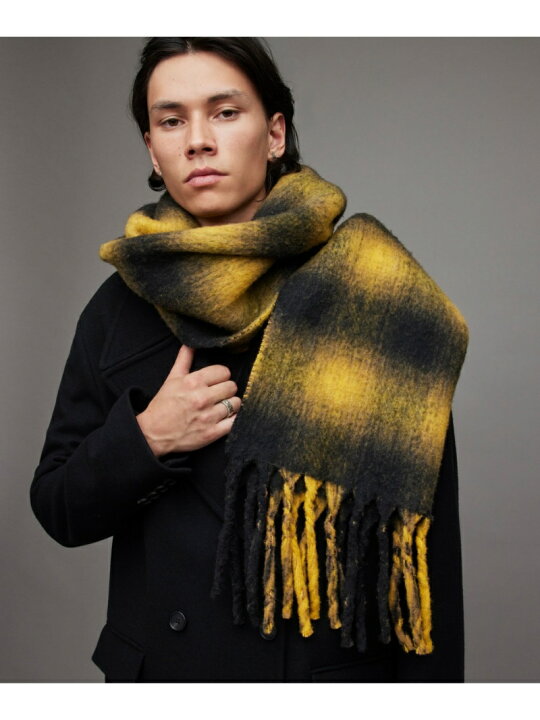 楽天市場】【SALE／60%OFF】ALLSAINTS (M)NERIO CHECK SCARF オール  