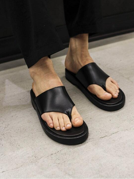 楽天市場】【SALE／30%OFF】ATTACHMENT ATTACHMENT/COW LEATHER SANDAL 