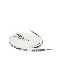 HYSTERIC GLAMOUR ロゴシューレース ヒステリックグラマー シューズ・靴 シューケア用品・シューズ小物 ホワイト