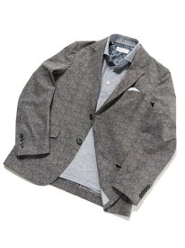 【SALE／20%OFF】MEN'S BIGI 【ACTIVE TAILOR】COOL DOTSメランジプリントジャケット＜セットアップ対応＞ メンズ ビギ ジャケット・アウター テーラードジャケット・ブレザー グレー ネイビー ブラック【RBA_E】【送料無料】