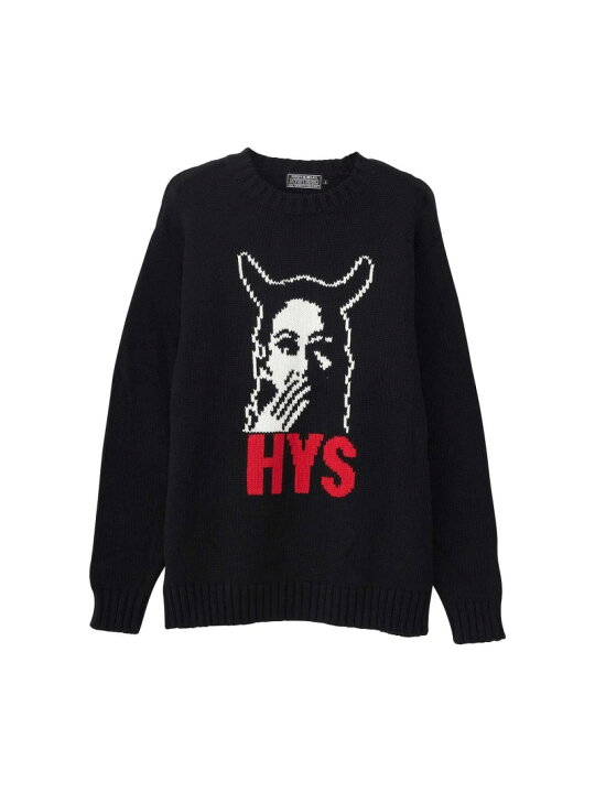 楽天市場】HYSTERIC GLAMOUR SPEAK NO EVIL編込 セーター ヒステリック 