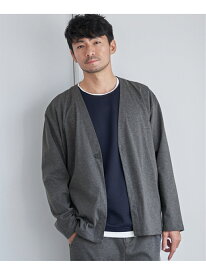 【SALE／30%OFF】IKKA LOUNGE 【イージーケア/シワ軽減】イージーケアストレッチカーデジャケット イッカ トップス カーディガン グレー ネイビー【RBA_E】【送料無料】