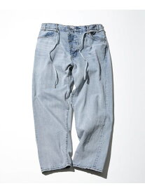 CAHLUMN Selvedge Denim Pant "Baggy" フリークスストア パンツ ジーンズ・デニムパンツ グレー ブルー【送料無料】