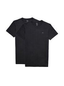 【SALE／20%OFF】DIESEL メンズ アンダーウェア ラウンドネック Tシャツ 2パック ディーゼル トップス カットソー・Tシャツ ブラック ホワイト【RBA_E】【送料無料】